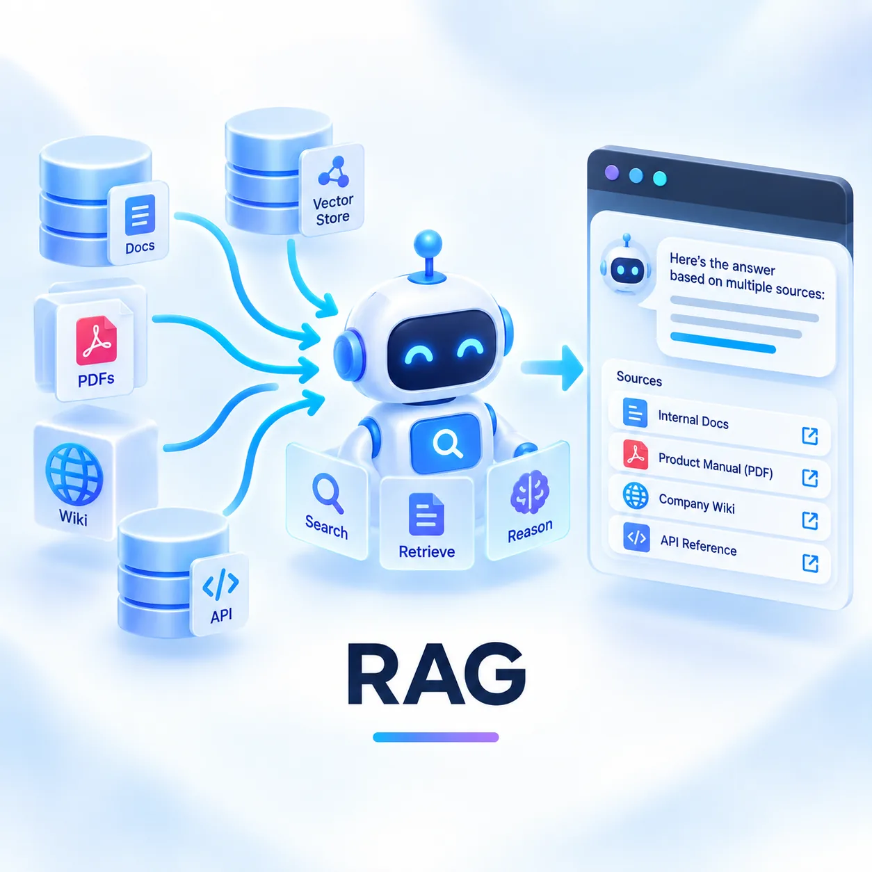 Formation RAG et Agentic RAG connectant une IA à plusieurs sources de données